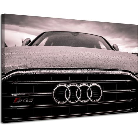 Leinwanddruck Jugend Audi Auto 120x80