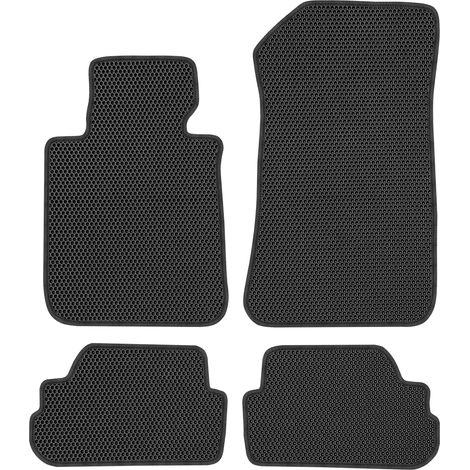 Tappetini dedicati per BMW S1 E88 Cabrio dal 2004 al 2011 - EVA A NIDO D'APE NERI (1/5)
