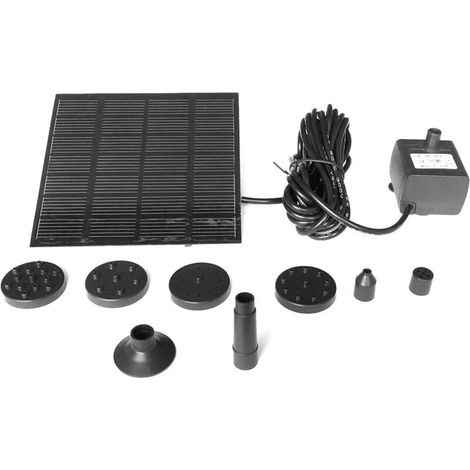 Pompe à eau solaire pour bassin de jardin (1/3)