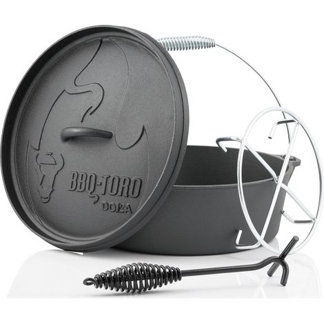 BBQ-Toro Forno olandese DO12AX, pentola in ghisa Alpha da 10,7 l, pentola in ghisa (1/5)