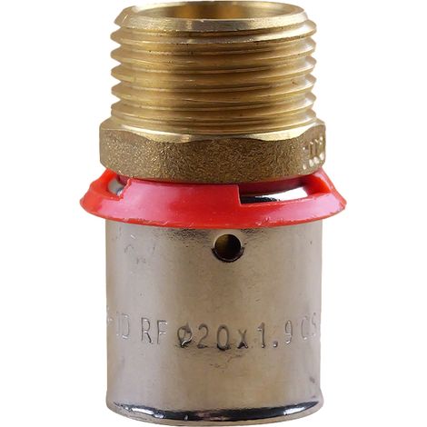 Raccord PER à sertir Ø20x1,9 - Mâle 1/2" (15/21) - IBP Bänninger (1/3)