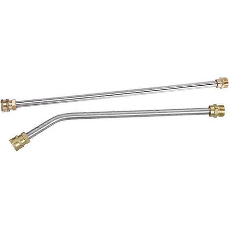 Lot de 2 accessoires de nettoyage de gouttières pour nettoyeur haute pression, rallonge pour nettoyeur haute pression
