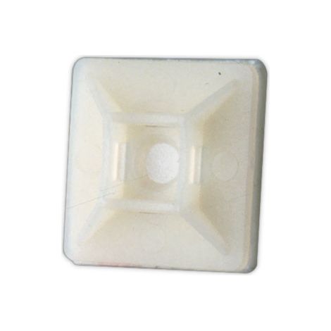 Packung mit 100 Stück 7,8 mm Klebe-Kabelbinderhalter Farbe weiß  Electro Dh 31.665 8430552081158