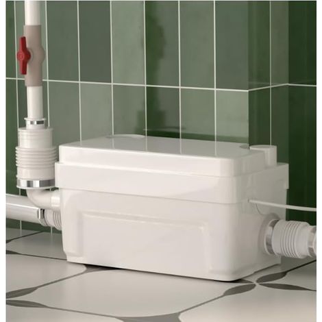 Pompe de douche 400W silencieuse, 6m levage, 3 entrées, sous évier (1/5)