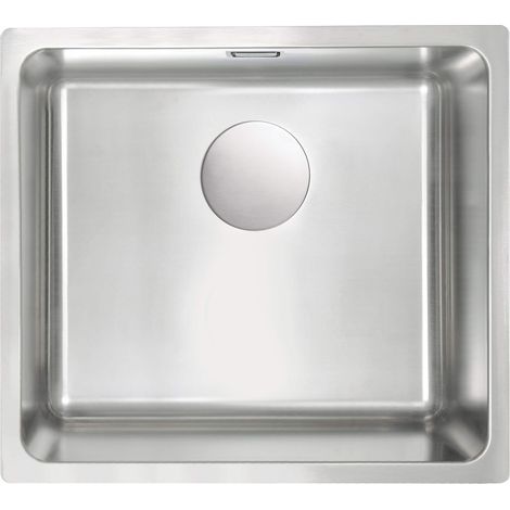 Fregadero de acero de un solo seno, acero, ZPE 010D (1/5)