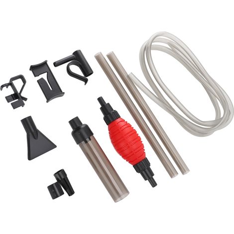 Aspirateur à siphon pour aquarium, aspirateur pour gravier et sable, aspirateur pour aquarium, nettoyeur de gravier manuel, changeur d'eau pour aquarium (1/5)