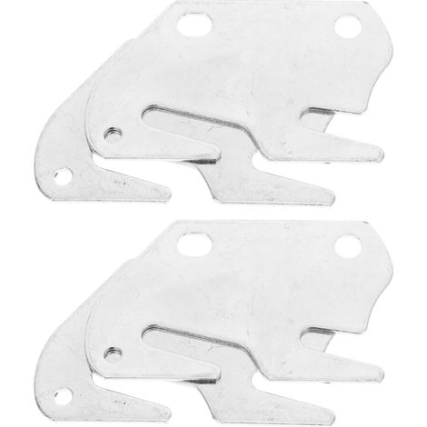 Ensemble de 4 pièces quincaillerie support pour lit, connecteur meuble cadre et tête remplacement (1/5)