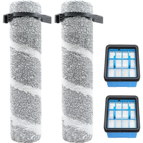 Repuestos para aspiradoras Bissell V2, 3930F, 3933 y 3999Z: kit de accesorios que incluye 2 cepillos giratorios y 2 filtros. (1/4)