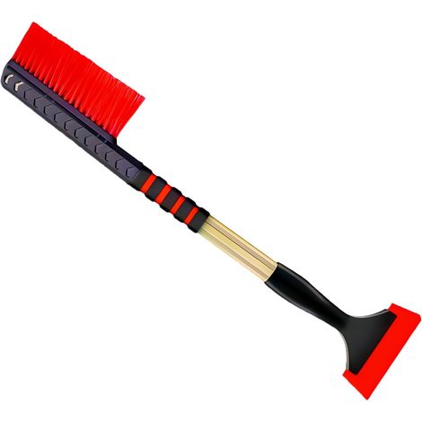 Brosse à Neige - Poignée Ergonomique en Mousse Extensible Grattoir À Glace Auto Rétractable Enlève-Neige - Pour Pare-brise SUV Camion Berline Camping-car Temps Froid Givre Nettoyage Détail (1/5)