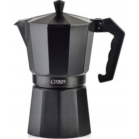 No-name TERESA Kaffeemaschine schwarz matt 360 ml 9 Tassen (1/3)