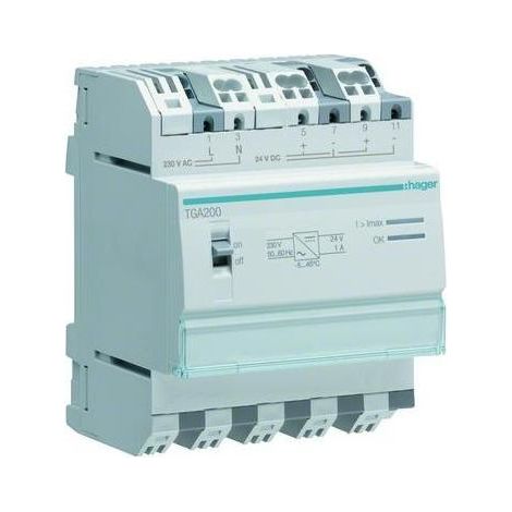 Hager Spannungsversorgung 24VDC TGA200 (1/5)