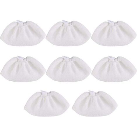 Juego de 8 fundas de tela de rizo para herramientas manuales, boquillas de limpiadores a vapor SC 2, 3, 4, 5 -Crezuo