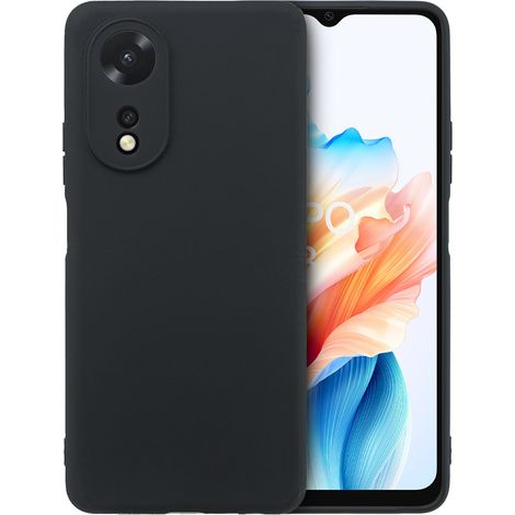 Coque fine pour Oppo A58 4G, Slim, noire (1/5)