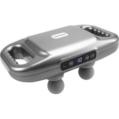 Wiederaufladbares, kabelloses elektrisches Vibrationsmassagegerät mit USB-Anschluss zur Entspannung von Rücken und Taille, ideal für Sport und Faszienmassage zu Hause. (1/5)