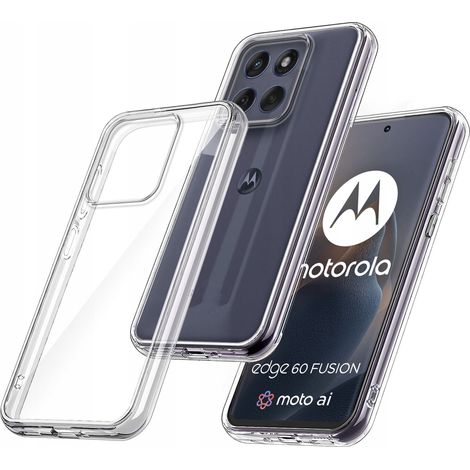 Schutzhülle für Motorola EDGE 60 Fusion 5G  Verstärkte, transparente Schutzhülle für das EDGE 60 + Glas (1/5)