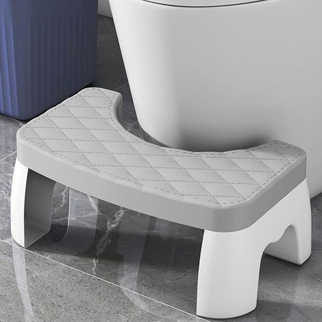 Plastique Marchepied de toilette pour adultes et enfants, amovible et antidérapant, ergonomique pour une posture plus saine, marchepied de toilette robuste pour tout-petits (1/5)