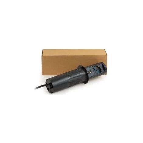 Link Multipresa da Tavolo Estraibile con Una Porta Universale Ita-Schuko Caricabatterie Senza Fili e 2 Porte Usb