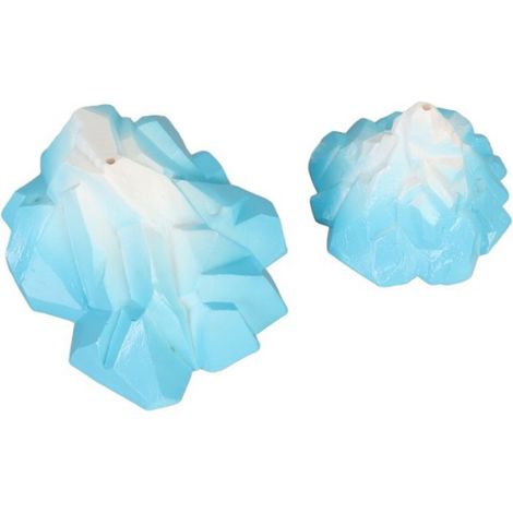 Décoration Iceberg - Aquarium Eau Douce et Eau Salée - Pour Poissons Tortues Reptiles Amphibiens - 2 Pièces (1/5)
