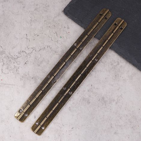 (A3) 2 charnières pour loisirs créatifs, robustes, pour meubles, portes et fenêtres en fer, charnières longues 【SMQ】 (1/5)