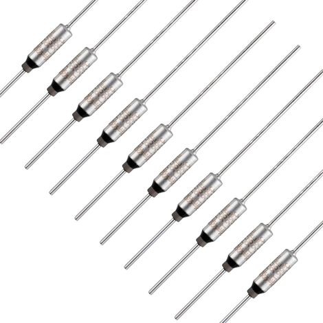SF96E SEFUSE 10A 250V Fusibles Thermiques Découpes 99 Degrés Fusibles thermiques de type organique(Paquet de 10 pièces) (1/2)