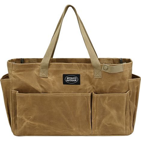 Sac de Rangement pour Casserole de Camping, Sac à Pots Toile Sac Fourre-Tout de Jardinage Sac à Outils Jardin Imperméable Grande Capacité Sac de Rangement pour Outils de Jardinage (1/5)