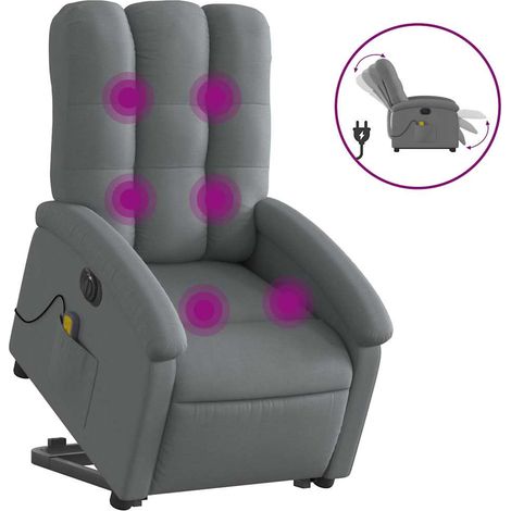 Maison Exclusive - Elektrischer Massagesessel mit Aufstehhilfe Du