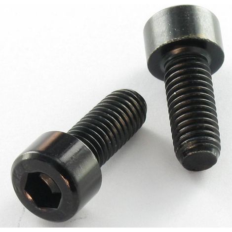 Vis métaux CHC BTR M4X16 Filetage total Classe 8.8 Clé de 3 HC3 Acier zingué noir-10 pièces