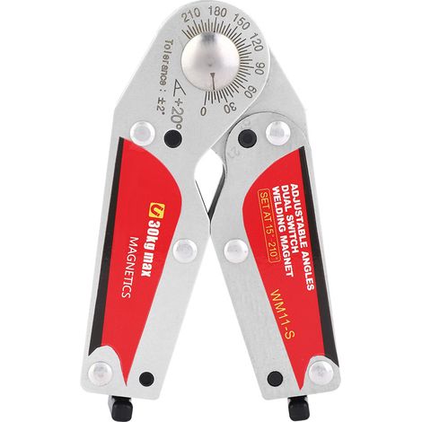 Positionneur de soudage à double interrupteur réglable avec support magnétique, accessoire pour outil à main WM11-S (1/5)