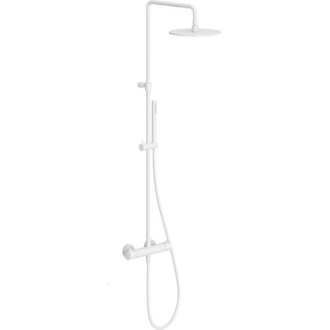Ravak Espirit - Duschset mit Thermostat, Durchmesser 25 cm, mattweiß X070495 (1/2)