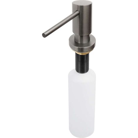 Nimco - Dosatore detersivo, 350 ml, gun metal UNQ 4031V-91 (1/5)