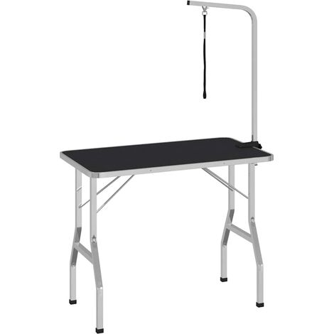 Table de Toilettage Ajustable pour Chiens Chats 1 Potence