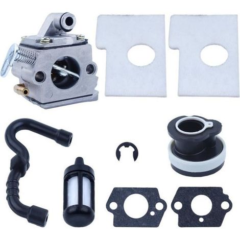 Carburateur et filtre à air pour tronçonneuse Stihl MS180 MS180C MS170 (1/4)