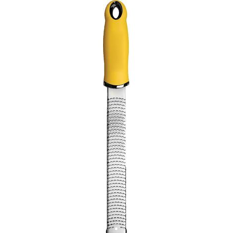 Grattugia in acciaio inox chirurgico per agrumi, formaggi a pasta dura, zenzero, aglio, noce moscata e cioccolato - 1 pezzo (1/5)