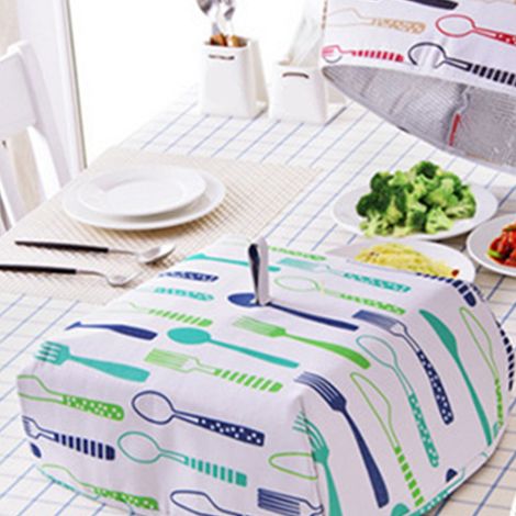 Nappe/couvre-plats/chauffe-plats/anti-poussière pliable et créatif (1/5)