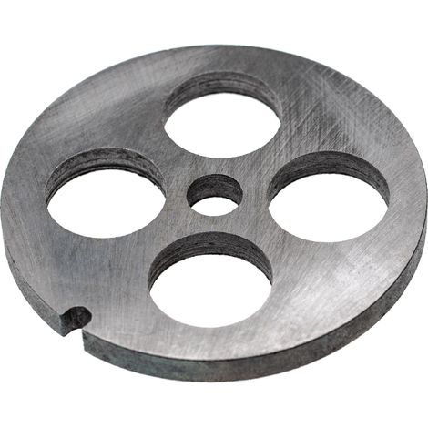 vhbw Lochscheibe Gr. 32 kompatibel mit KBS Fleischwolf - Lochdurchmesser 28mm, 13,4mm Bohrung, Stahl