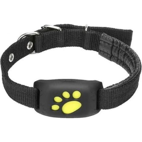 Collier GPS pour chien et chat, QttvbTna, étanche IP67, longueur 65 cm, noir, traceur de localisation en temps réel, accessoire de sécurité pour animaux de compagnie (1/3)