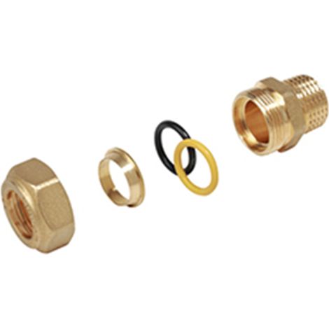 Raccordo Dritto Maschio 1/2"X10 Tubi Rame GIACOMINI R180MY111
