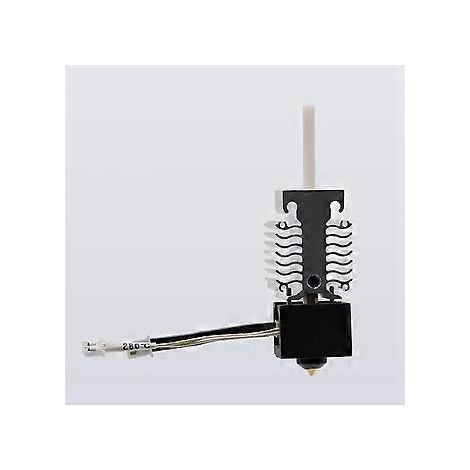 Für -V3 SE Hotend Düsenkit Bimetallrohr + kupferbeschichtete Düse 0,4 mm 24 V 40 W Heizblock Extruder Hotend Kit