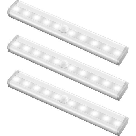 Lampe de Placard Veilleuse LED avec Détecteur de Mouvement - 3pcs - Blanc Froid-Ywey (1/5)