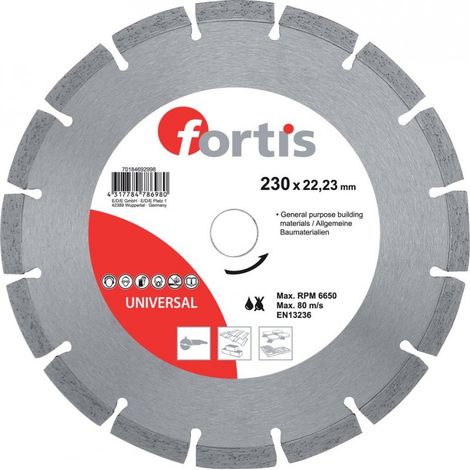 Diamante Disc .115X10X22,2Mm Fortis