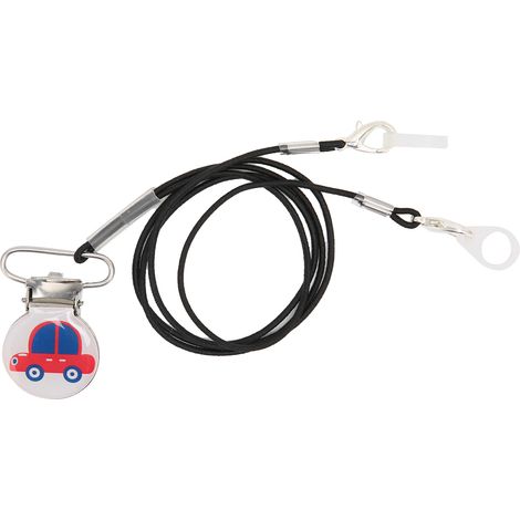 Support pour appareils auditifs avec clip, cordon de suspension portable et lanière anti-perte (1/5)