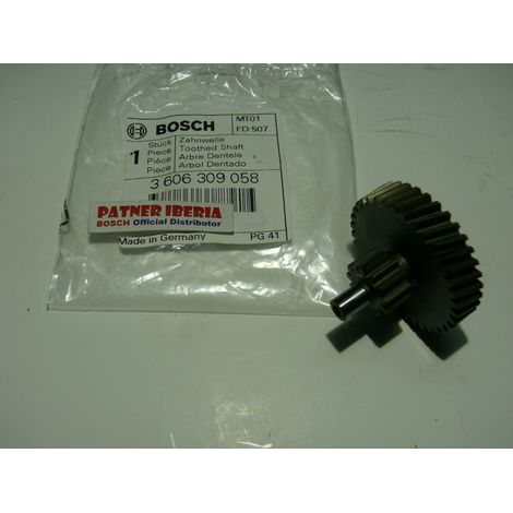 Repuesto original BOSCH 3606309058  Eje dentado