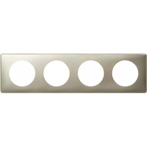 Legrand 068904 Céliane Anodized Titanium 4P Plate