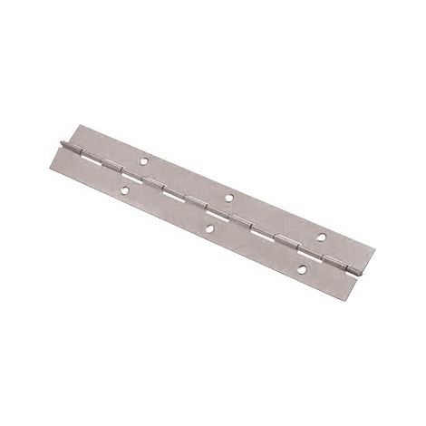 CERNIERA A NASTRO 215 VALTOCE - ACCIAIO NICHELATO S.MM 0,7 MM 40 H.MM 2040- 2 pezzi