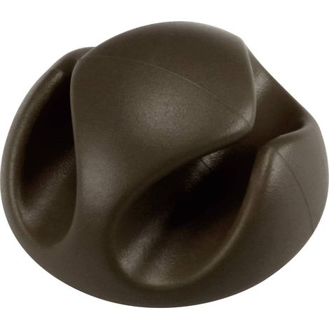 Support de câble Plage de Ø du faisceau: 8 mm (max) TRU COMPONENTS 558356 marron 1 pc(s) S813411
