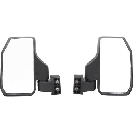Rétroviseurs Latéraux 2 Pièces Vision Large Noirs Réglables pour Quad UTV Moto (1/5)