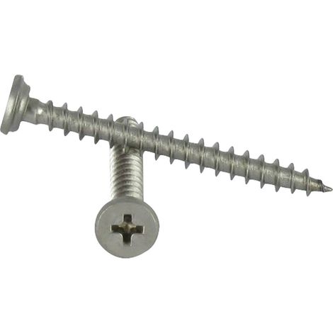 Vis pvc Inox A2 Tête cylindrique TC Phillips 5X46 - 10 pièces (1/5)