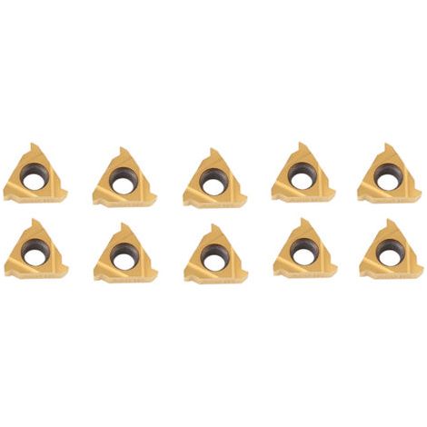 10 PCS CNC Cutter Inserts en carbure 11IR A60 Outil de tournage Lame de carbure avec Box pour matériaux souples (1/5)