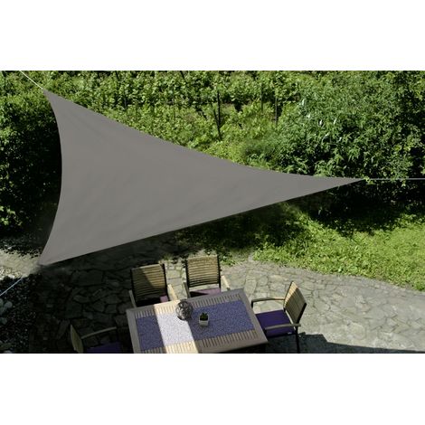 Go-De Sonnensegel Dreieckig Anthrazit 360 x 360 x 360 cm Sonnensegel (1/3)