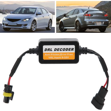 Décodeur Universel de Feux de Jour LED 9006 sans Erreur Anti‑Scintillement 9‑32V (1/5)